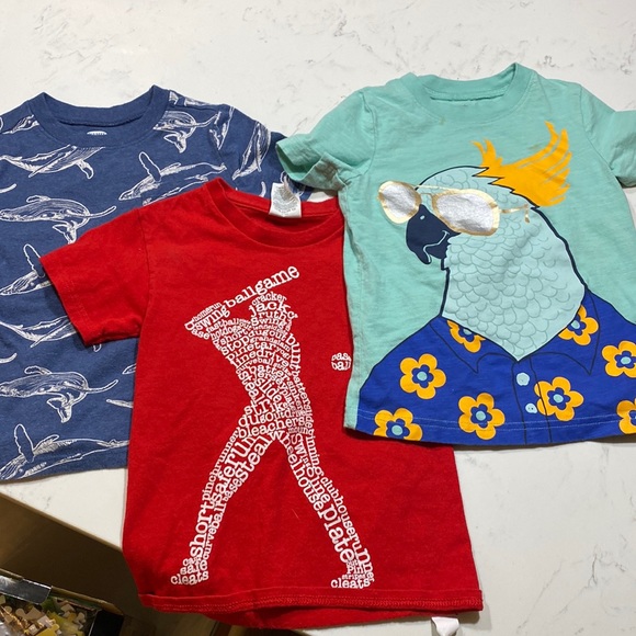 Bundle of boys 3t t-shirts - Picture 1 of 7